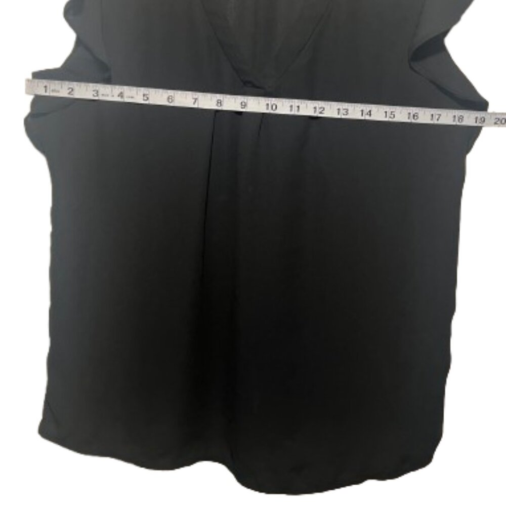 🖤 Philosophy Black Flutter Sleeve Blouse – Size Medium 🖤 - Picture 4 of 9